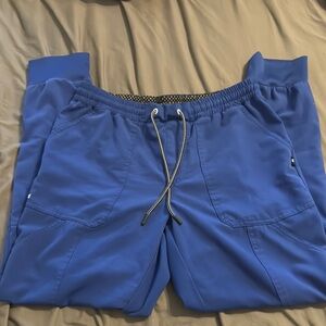 Woman’s Galaxy Blue Jogger Scrubs